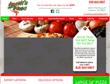 Tablet Screenshot of amalfispizzanc.com